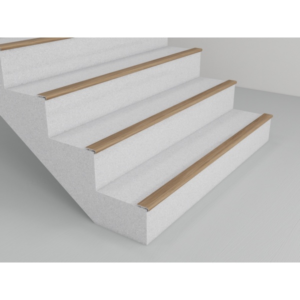 Profil de treapta pentru SPC oak rustik 55x18x2400mm ENNIKA - Img 2