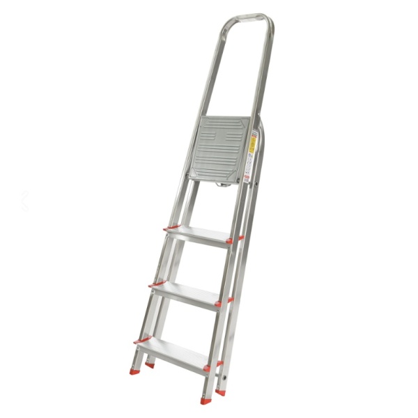 Scara aluminiu 1x4 trepte late cu urcare pe o parte 914 Alverosal - Img 2