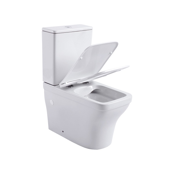 Vas WC BTW cu rezervor si capac Soft Close, Rimless, ceramica, alb, Elegance, Anahita - Img 4