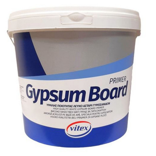 Amorsa de interior acrilica alba pentru gipscarton 10L Gypsum Board VITEX
