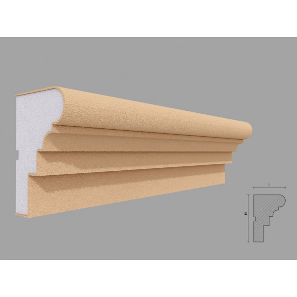 Ancadrament fereastra FP103 dimensiuni 120x80x2000mm