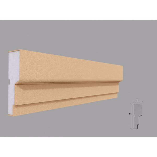 Ancadrament fereastra FP117 dimensiuni 140x40x2000mm