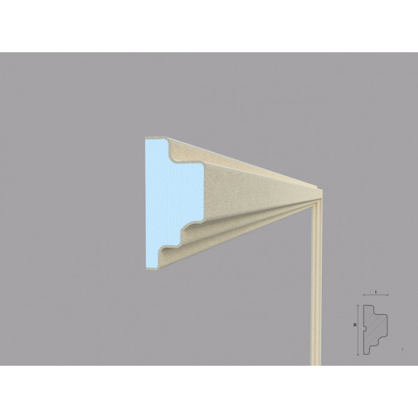 Ancadrament fereastra FP128 dimensiuni 110x53x2000mm - Img 2