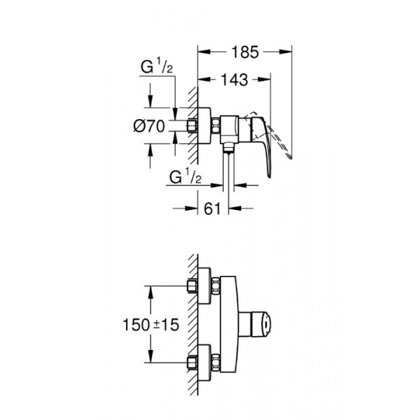 Baterie de dus Eurosmart New GRO33555003 - Img 4