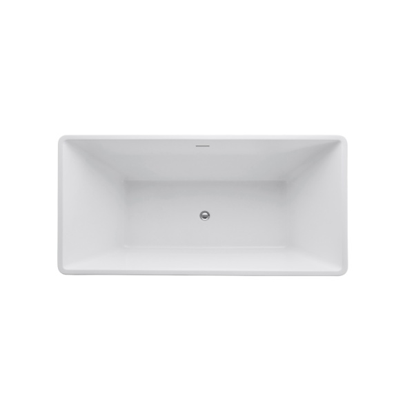 Cada freestanding Recall, dreptunghiulara, acril, alba, 170 x 80 x 58 cm, Eweca - Img 3