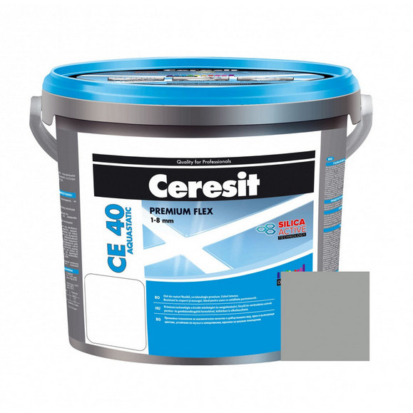 Chit de rosturi gri flexibil impermeabil CE40 5kg Ceresit