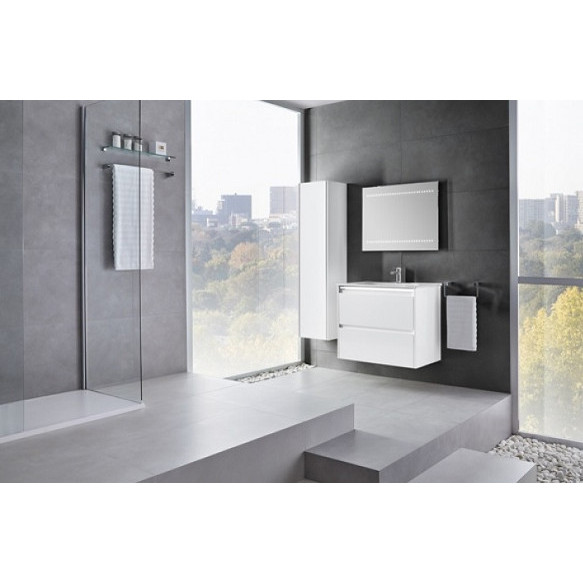 Coloana KLEA alb 37x30x150 cm