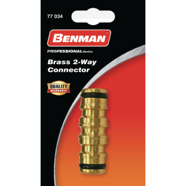 Conector furtun cu 2 iesiri din alama 77034 Benman - Img 2
