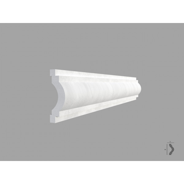 Cornisa de interior BC32 dimensiuni 85x27x2000mm