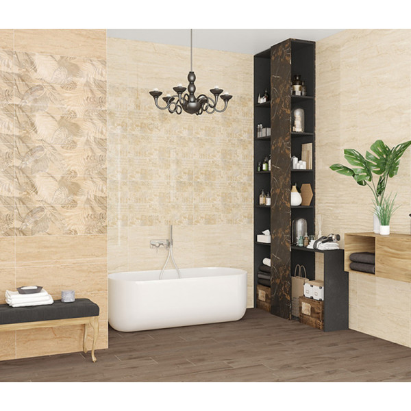 Decor TEMPERA BEIGE LEAVES 2979 48.8x74.4m - Img 2