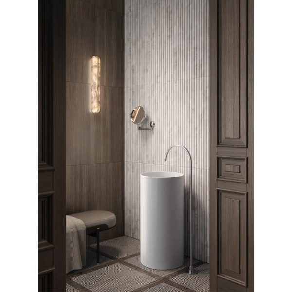 Faianta CADENCE STONE ROLL STR, baie/bucatarie, interior, ivoriu mat, tip piatra riflaj 32.8x89.8  - Img 2