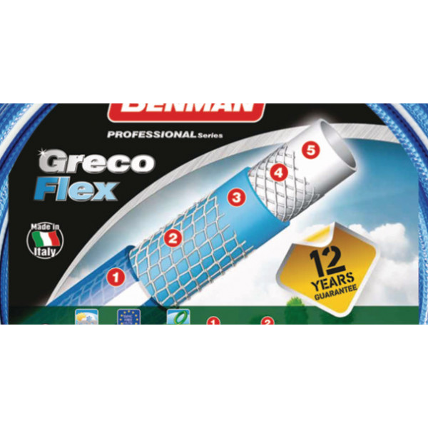 Furtun de gradina 5/8" de 50 ml Grecoflex 77165 Benman - Img 2