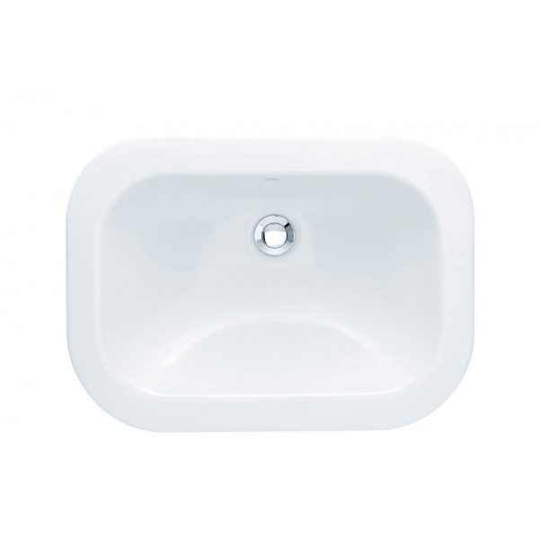Lavoar baie sub blat Nexus, dreptunghiular alb din ceramica 56X40cm 0416001 Gala - Img 2