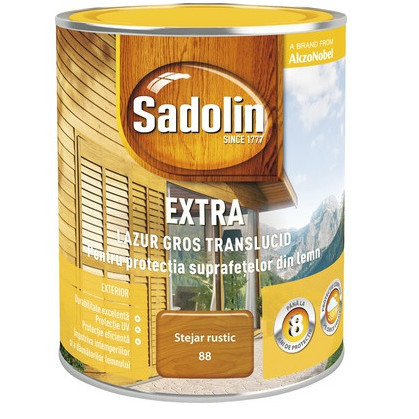 Lazura pentru lemn Sadolin extra stejar rustic 1L