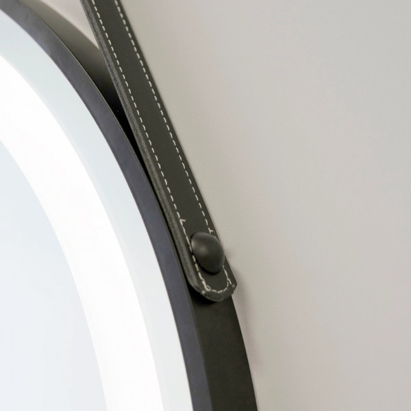 Oglinda baie Savini Due SPR205, cu iluminare LED, actionare touch, diametru 60 cm - Img 2