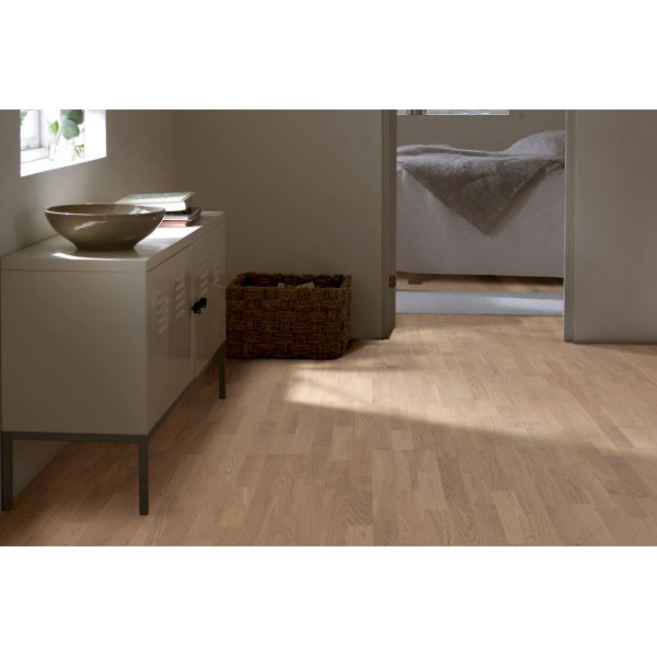 Parchet triplustratificat Stejar Helsinki Vanilla Matt 3S 13 mm, Karelia