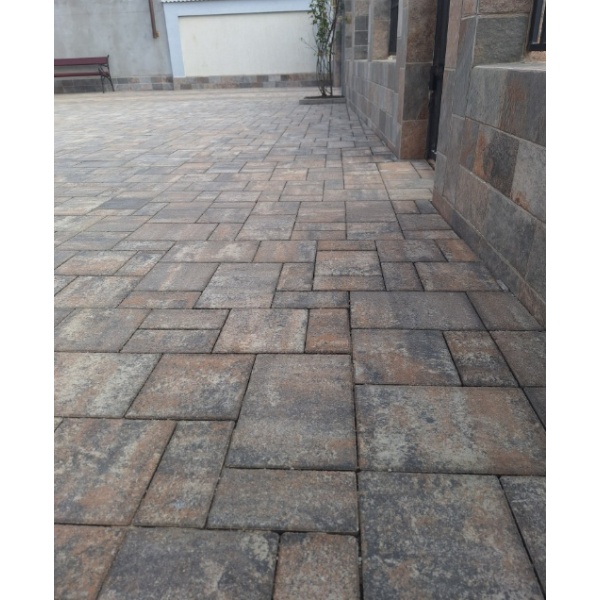 Pavaj Beton City Trio Combi 6cm crem gri patina Elpreco - Img 3