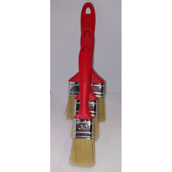 Pensule pentru vopsea maner rosu din plastic - Img 2