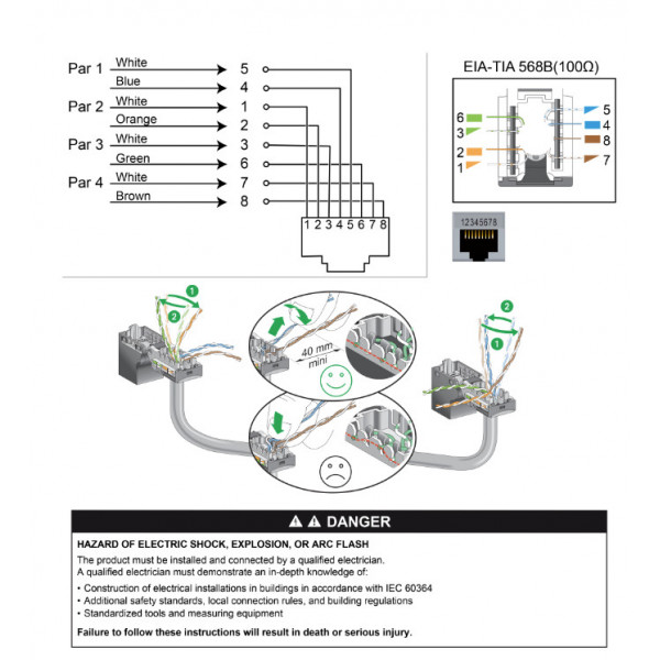 Priza date Sedna Design RJ45 CAT5 UTP SDD111451 Schneider - Img 2