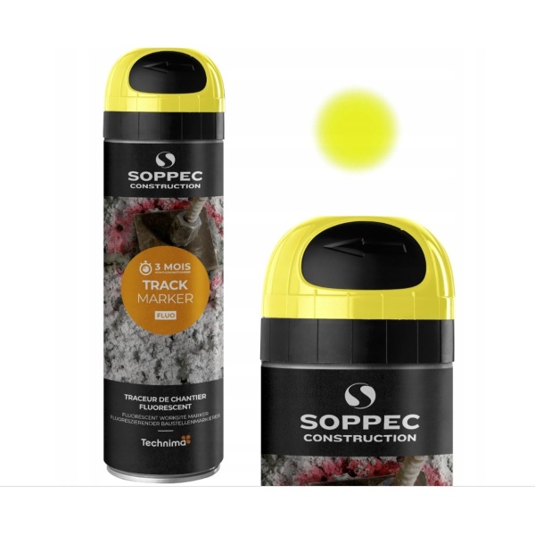 Spray marcaj fluorescent galben 500ml TRACK MARKER Soppec