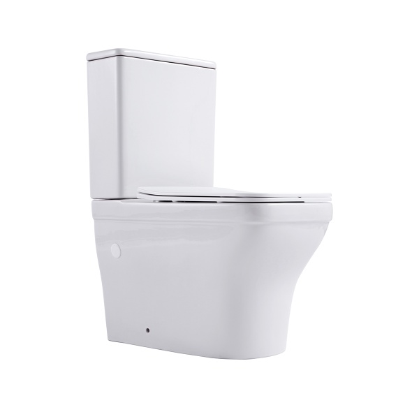Vas WC BTW cu rezervor si capac Soft Close, Rimless, ceramica, alb, Elegance, Anahita - Img 5