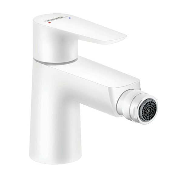 Baterie bideu TALIS E matt white Hansgrohe HAN71720700