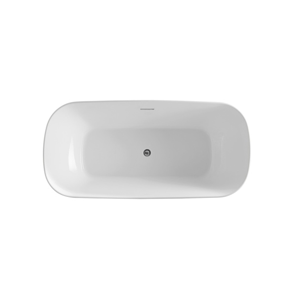 Cada freestanding Beauty, ovala, acril, alba, 170 x 80 x 58 cm, Eweca - Img 2