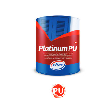 Email poliuretanic pe baza de solvent VITEX Platinum alb satin 0.713L baza de colorare