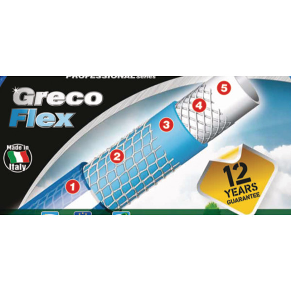Furtun de gradina 1/2" de 15 ml Grecoflex 77160 Benman - Img 2