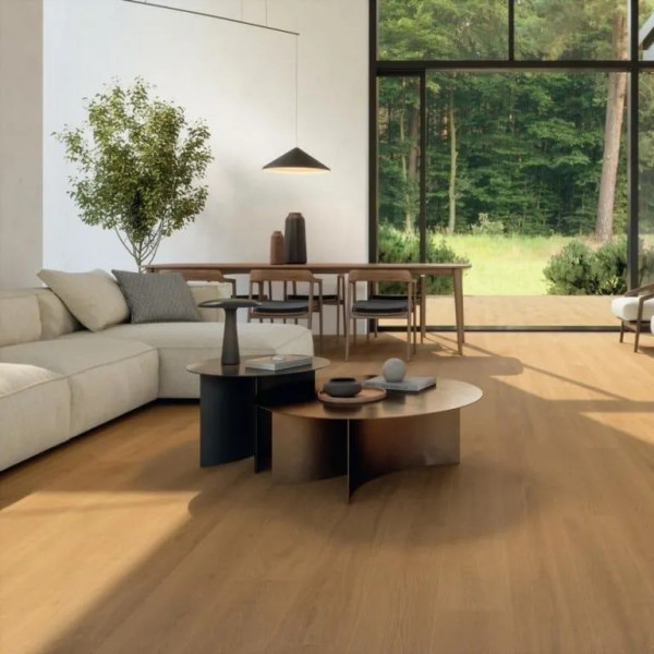 Gresie ENTICE OAK ELEGANT A8YC tip parchet poortelanata, rectificata, maro 18.5X150cm - Img 3