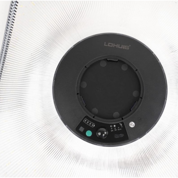 Lampa LED solara cu temperatura de culoare ajustabila, senzor, telecomanda si stalp 2.5m - Img 8