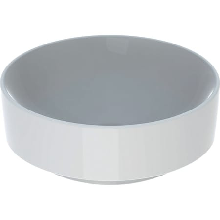 Lavoar baie pe blat VARIFORM ROUND, rotund, alb din ceramica, 40cm 500.768.01.2 Geberit - Img 2