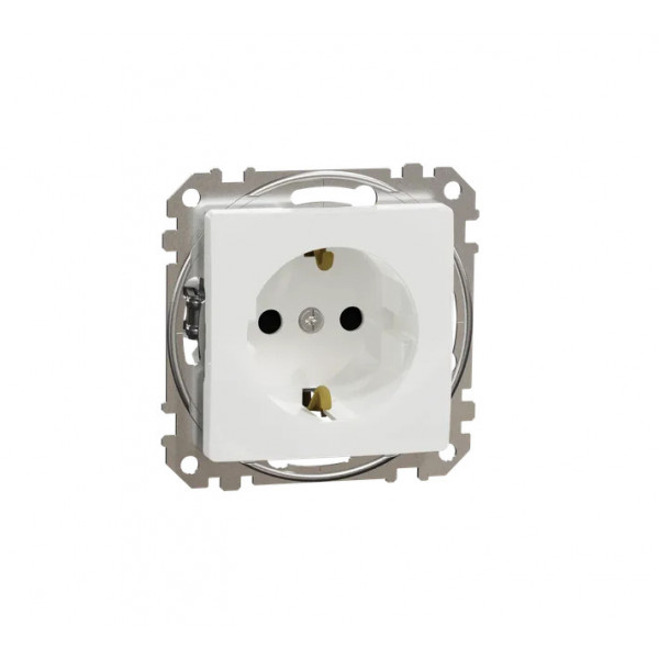 Priza Sedna Design 2P+E cu obturatoare SDD111021 Schneider - Img 3