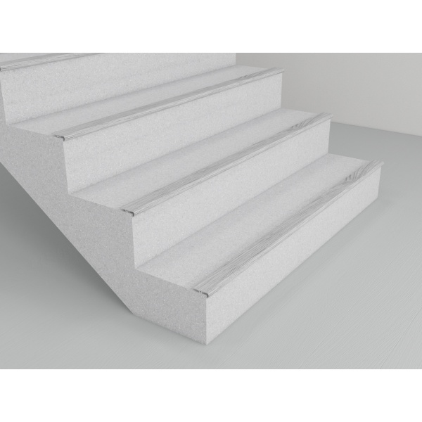 Profil de treapta pentru SPC oak grey 55x18x2400mm ENNIKA - Img 2