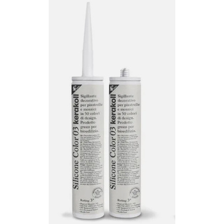 Silicon sanitar Alb 03 310ml SILICONE COLOR KERAKOLL