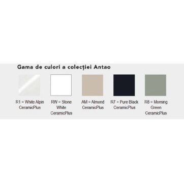 Vas WC suspendat Antao CeramicPlus, 56 x 37 x 35,5 cm, negru, Villeroy&amp;Boch - Img 2