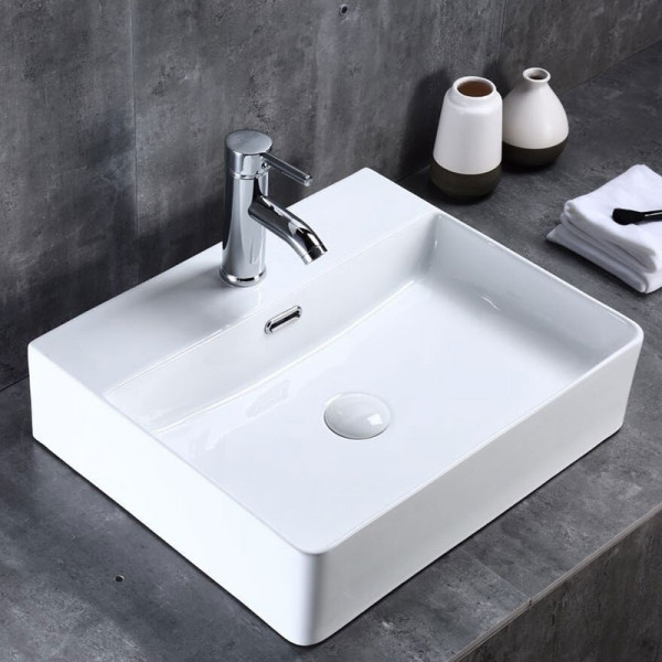 Ventil fara preaplin cu capac ceramic, alb Fluminia - Img 2