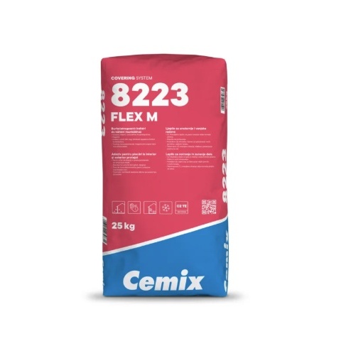 Adeziv flexibil pentru gresie si faianţă Cemix Flex M 25 kg/sac
