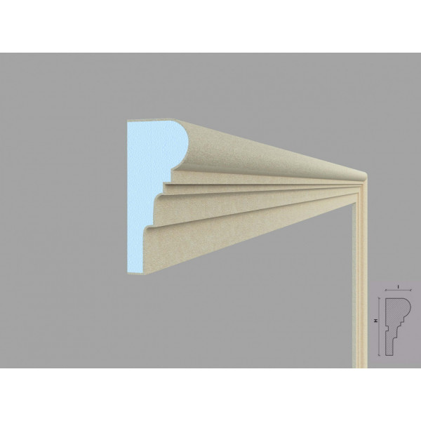Ancadrament fereastra FP114 dimensiuni 115x50x2000mm - Img 4