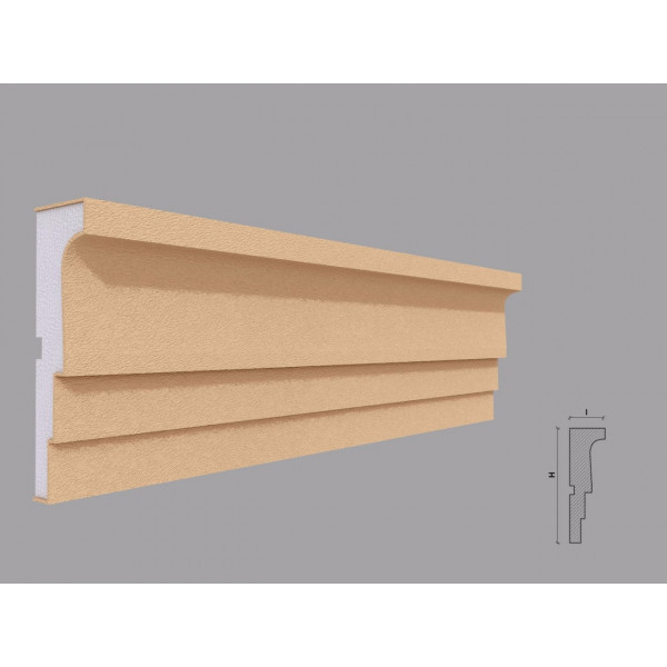 Ancadrament fereastra FP119 dimensiuni 130x40x2000mm