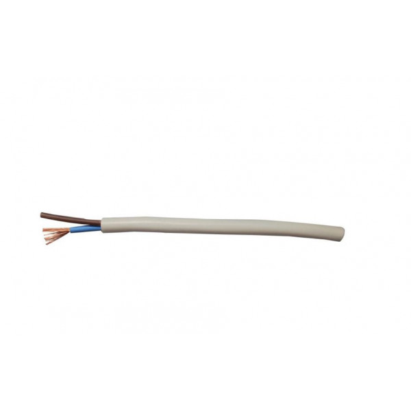 Cablu electric MYYM,HO5VV-F,2X1,5 mm² alb la metru