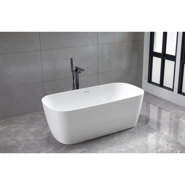 Cada freestanding Beauty, ovala, acril, alba, 170 x 80 x 58 cm, Eweca - Img 3
