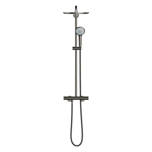 Coloana de dus cu baterie termostatata brushed hard graphite Euphoria 310 26075A00 Grohe - Img 3