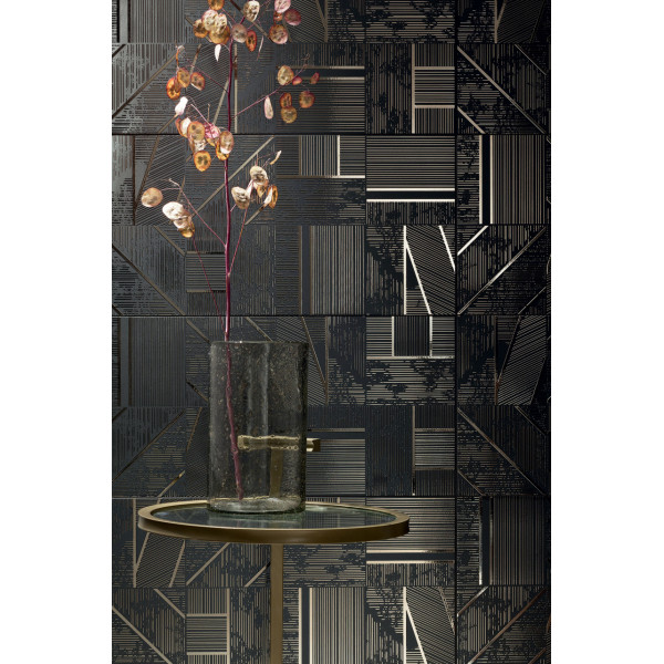 Decor DUO GRAPHITE A gri inchis, rectificat, baie bucatarie 29.8x59.8cm Tubadzin - Img 2
