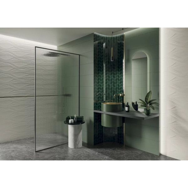 Faianta NIGHTWISH GREEN, baie/bucatarie, interior, verde mat 25X75cm - Img 2