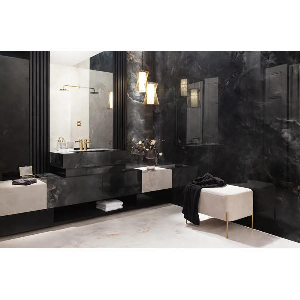 Gresie AQUAMARINE BLACK POL 59.8x119.8cm - Img 2