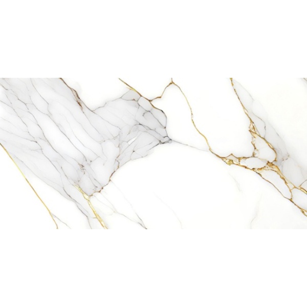 Gresie Dart gold portelanata, rectificata, interior-exterior, tip marmura 60X120 India
