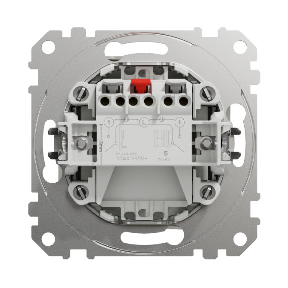 Intrerupator dublu 10AX Sedna Design SDD111105 Schneider - Img 4