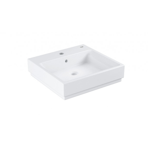 Lavoar baie pe blat Cube ceramic, dreptunghiular alb din ceramica, Grohe - Img 2