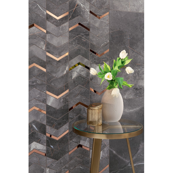 Mozaic BLACKWALL BLACK 25x29.5cm - Img 2